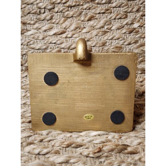 Vtg. Just For You Moose Cast Iron Resin Christmas Stocking Holder Hanger Holiday - Picture 6 of 10